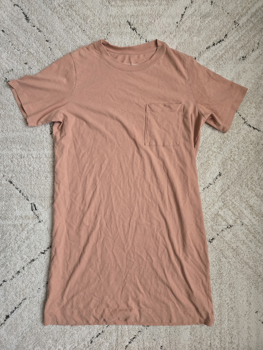 Everlane Pocket T-shirt Dress - Dusty Coral